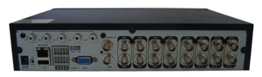 Задняя панель цифрового видеорегистратора BestDVR-1604light